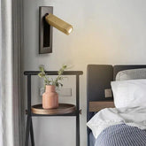 Rectangular Warm White Black Spotlight for Bedroom - Clowas
